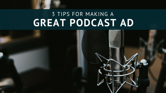 podcast microphone set up on table with computer, lisa laporte on making a great podcast ad